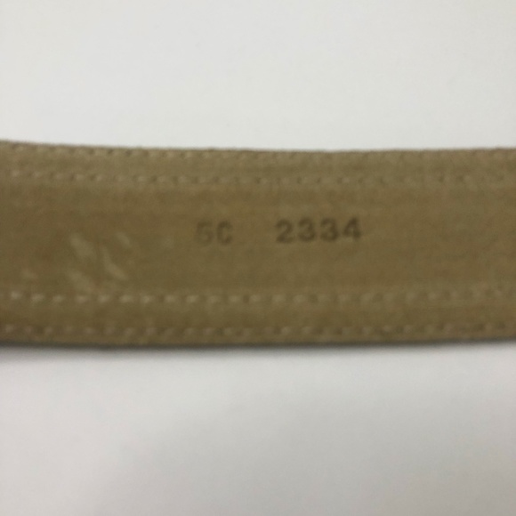 Miu Miu Off White Leather Belt Size 90/36 main image 10